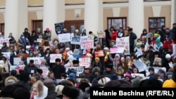 Митинг в Томске в поддержку телекомпании ТВ-2 в ноябре 2014 года