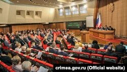 Зал заседания парламента Крыма