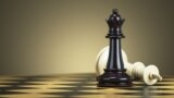 Belarus - Defeat chess king from a black queen on a chessboard. 3d render - Ilustrace