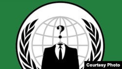 Логотип хакерской группы Anonymous